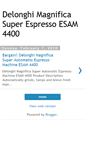 Mobile Screenshot of delonghi-magnifica-espresso-esam-4400.blogspot.com