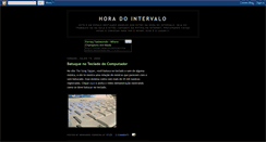 Desktop Screenshot of horadointervalo.blogspot.com