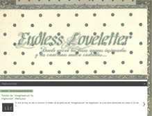 Tablet Screenshot of endlessloveletter.blogspot.com