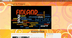 Desktop Screenshot of lostinfinland2009.blogspot.com