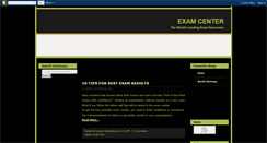 Desktop Screenshot of examcenter.blogspot.com