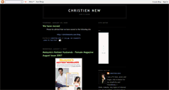 Desktop Screenshot of christiennew.blogspot.com