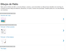 Tablet Screenshot of dibujosdepablo.blogspot.com