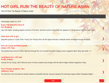 Tablet Screenshot of hotgirlrubithebeautyofnature.blogspot.com