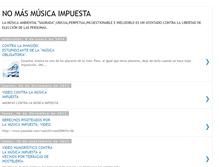 Tablet Screenshot of nomasmusicaimpuesta.blogspot.com