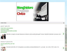 Tablet Screenshot of monghidoroprogettocivico.blogspot.com