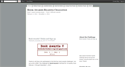 Desktop Screenshot of bookawardschallenge.blogspot.com