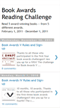 Mobile Screenshot of bookawardschallenge.blogspot.com