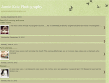 Tablet Screenshot of jamiekatzphotography.blogspot.com
