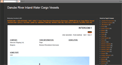 Desktop Screenshot of danube-inland-navigation-vessels.blogspot.com