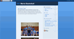Desktop Screenshot of maristbasketball.blogspot.com