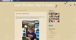 Desktop Screenshot of anotherdayinindia.blogspot.com