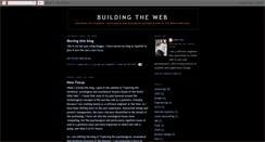 Desktop Screenshot of buildingtheweb.blogspot.com