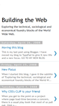 Mobile Screenshot of buildingtheweb.blogspot.com