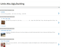 Tablet Screenshot of littlemsuglyduckling.blogspot.com
