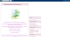 Desktop Screenshot of dreamweavertestimonials.blogspot.com