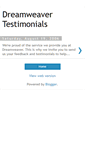 Mobile Screenshot of dreamweavertestimonials.blogspot.com