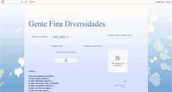 Desktop Screenshot of gentefinadiversidades.blogspot.com