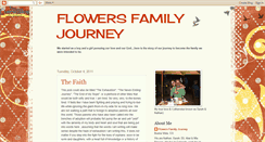 Desktop Screenshot of flowersfamilyjourney.blogspot.com