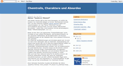 Desktop Screenshot of chemtrails-charakter-und-absurdes.blogspot.com