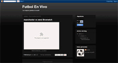 Desktop Screenshot of futbolenvivo.blogspot.com