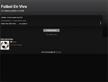 Tablet Screenshot of futbolenvivo.blogspot.com