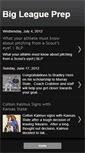 Mobile Screenshot of bigleagueprep.blogspot.com