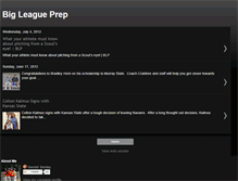 Tablet Screenshot of bigleagueprep.blogspot.com
