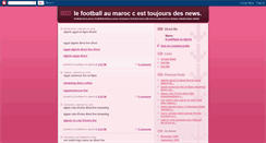 Desktop Screenshot of maroc-foot.blogspot.com