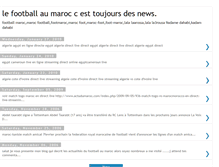 Tablet Screenshot of maroc-foot.blogspot.com