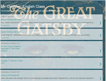 Tablet Screenshot of mrdouglasenglishclass.blogspot.com