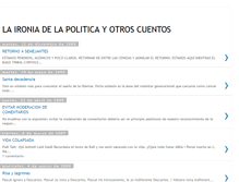 Tablet Screenshot of laironiadelapolitica.blogspot.com