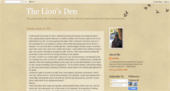 Desktop Screenshot of lionsroar.blogspot.com
