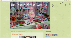 Desktop Screenshot of beldecoracoes.blogspot.com