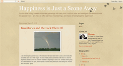 Desktop Screenshot of happinessisjustasconeaway.blogspot.com