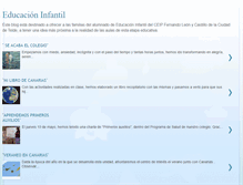 Tablet Screenshot of mercedes-educacion-infantil.blogspot.com