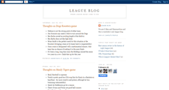 Desktop Screenshot of league-blog.blogspot.com