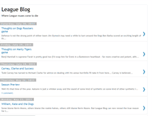 Tablet Screenshot of league-blog.blogspot.com