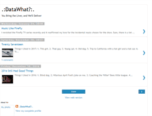 Tablet Screenshot of datawhat.blogspot.com