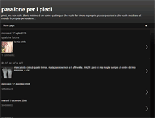 Tablet Screenshot of passionepiedi.blogspot.com