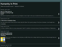 Tablet Screenshot of booksarehumanityinprint.blogspot.com