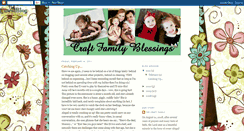 Desktop Screenshot of craftfamilyblessings.blogspot.com