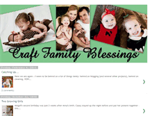 Tablet Screenshot of craftfamilyblessings.blogspot.com