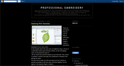 Desktop Screenshot of professionalembroidery.blogspot.com