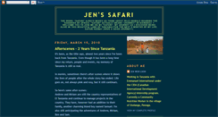 Desktop Screenshot of jensafari.blogspot.com