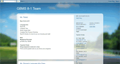 Desktop Screenshot of gbms81.blogspot.com
