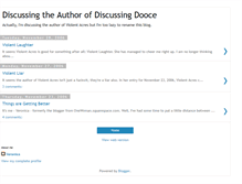 Tablet Screenshot of discussingdooce2.blogspot.com