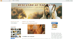 Desktop Screenshot of buscandoalnazareno.blogspot.com