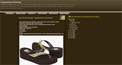 Desktop Screenshot of expressions-footwear.blogspot.com