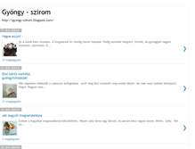 Tablet Screenshot of gyongy-szirom.blogspot.com